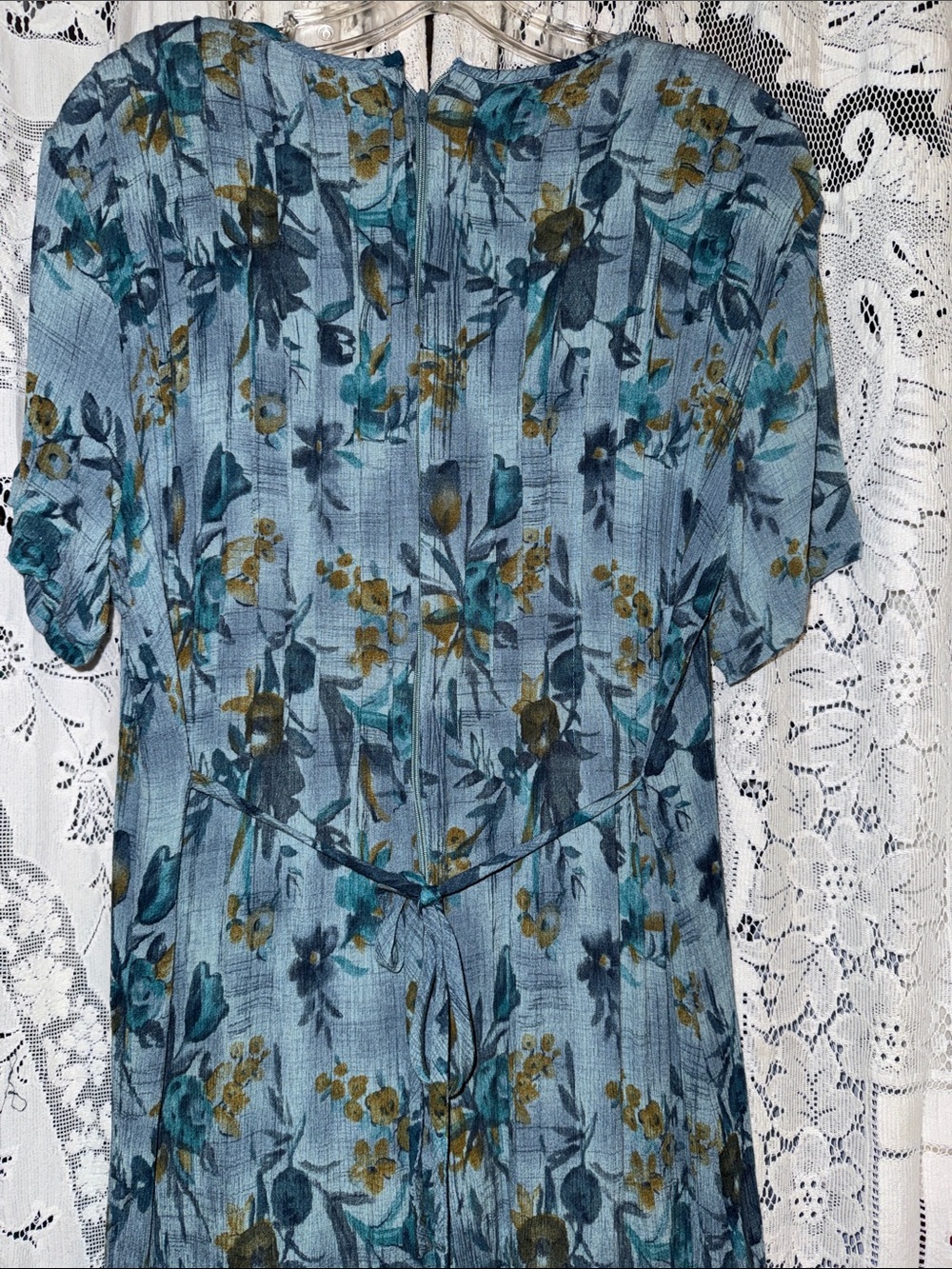 Betsy's Things Blue Floral Maxi Dress - Picture 6 of 6